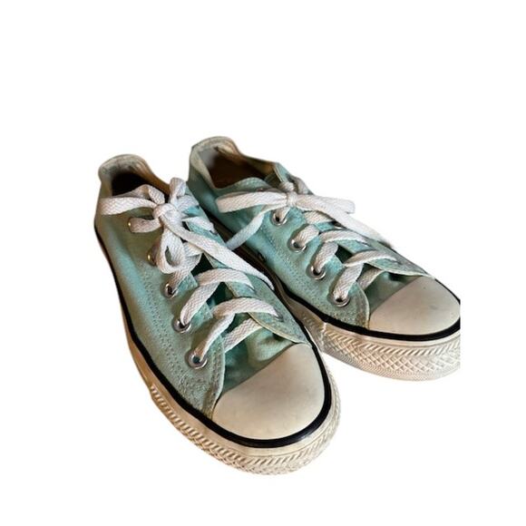 Converse All Star Bay Blue Low Top Lace Up Chuck Taylor Sneaker Women Sz 6 - Picture 1 of 8
